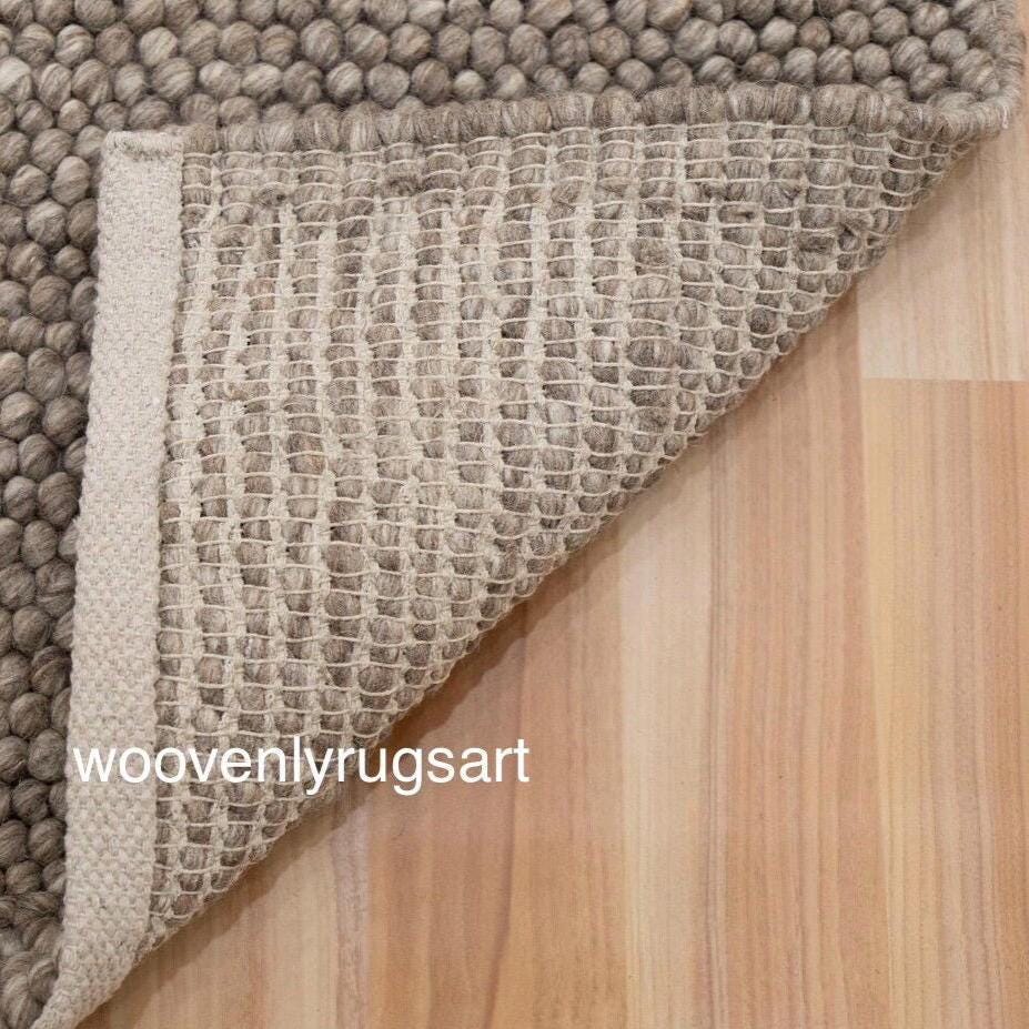 Brown Bubble Rug Handmade Soft Tufted Area Rug Cozy Living Room & Bedroom Decor